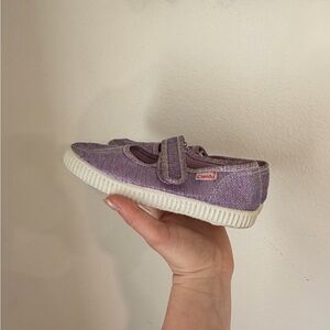 Cienta Kids Lavender Sneakers